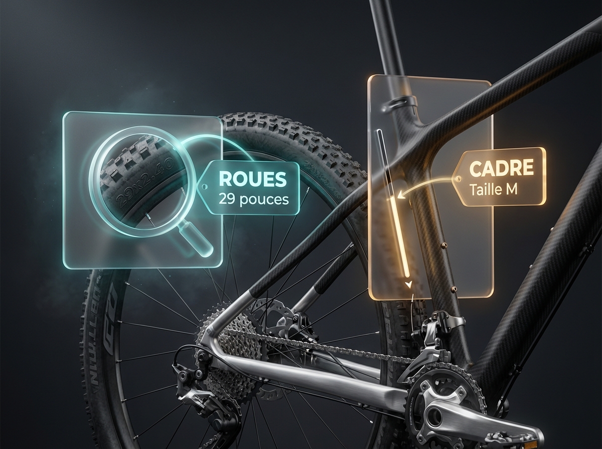 Infographie : Comment savoir le nombre de pouces d'un vélo en 60 secondes